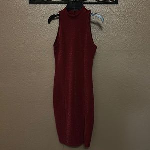 Beautiful sparkly red dress!